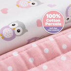 EVERYDAY KIDS 4 Piece Girls Crib Bedding Set - Image 6