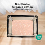 2pk Mini Crib Sheets Fitted 38x26 Pack N Play Mattress Sheet - Image 2
