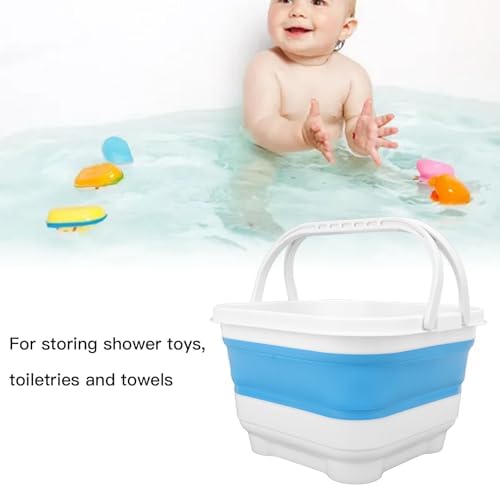Bath Toy Storage Organizer, Foldable Quick Drain High Capacity Baby Bath Toy - Image 2