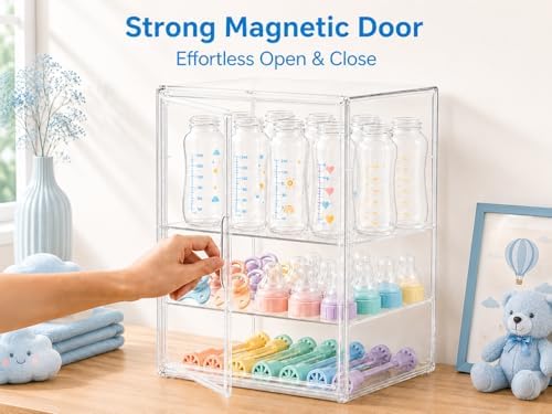 Baby Bottle Storage Organizer for Countertop Cabinet - Image 4