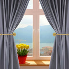 CroBlissful 2 Pcs Adhesive Curtain Holdbacks No Drill Window Hook - Image 5