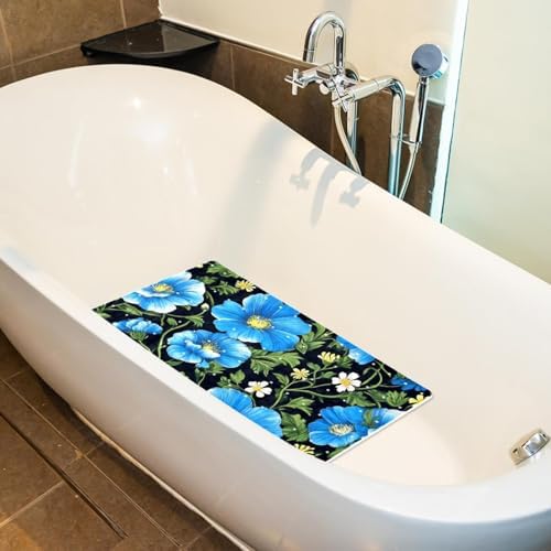 Bath Tub Shower Mat, Washable Bathtub Floor Mats, Suction Cups and Drain Holes - Image 4
