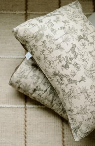 Oilo Vintage Safari Crib Bedding Set, 5-Layer Organic Cotton Muslin Crib Quilt - Image 5