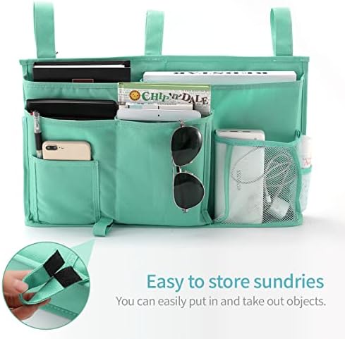 Bseash Bunk Bed Organizer, Bedside Caddy Hanging Bed Organizer Storage Bag 8 - Image 4