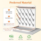 Lifewit 15-Hooks Baby Bottle Drying Rack - Image 6