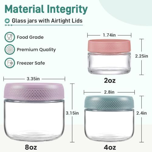 NETANY 12 Pack Overnight Oats Containers - Image 3