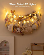 Boho Stuffed Animal Hammock, Falt Wall or Corner Hanging - Image 3
