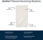 Gerber Unisex Baby 100% Cotton Flannel Receiving Blankets 30x30 Inches - Image 6