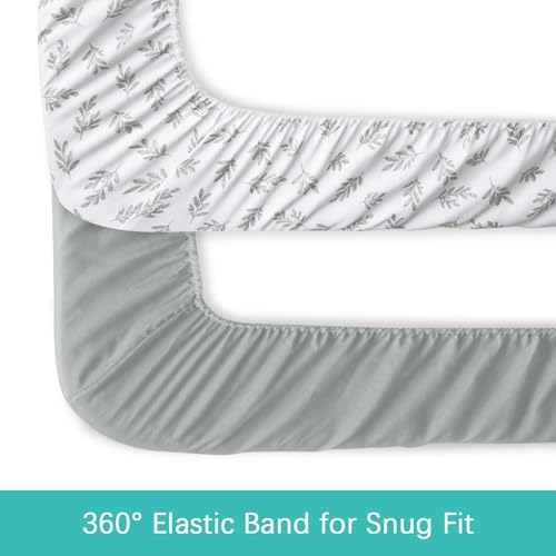 Baby Bassinet Sheets 4 Pack Compatible - Image 3