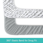 Baby Bassinet Sheets 4 Pack Compatible - Image 3