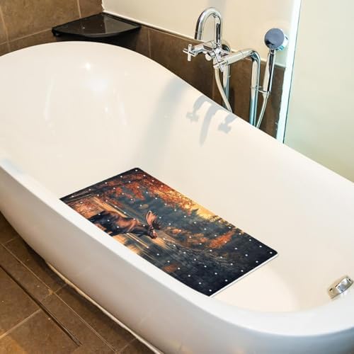 Shower Mat Bathtub Mat, 26.8x15.1 inch, Non-Slip Bath Mat - Image 5