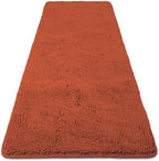Yeaban Chenille Rust Bathroom Runner Rug 24"x60" by Yeaban