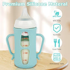Silicone Sleeves for Pigeon Baby Bottles 8.1 oz, Anti Breakage Glass Baby - Image 4
