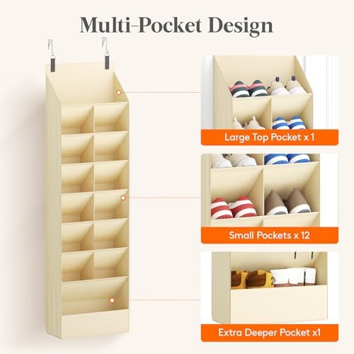 Lifewit 8 Tier Over the Door Shoe Organizer - Image 6