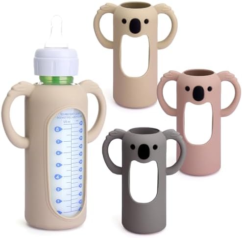 3 Pack Silicone Sleeves for Dr. Brown's Glass Bottles 8 OZ by Mityrain