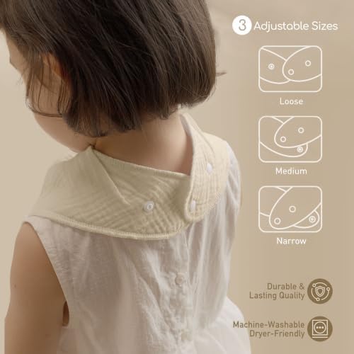 10 Pack Muslin Baby Bandana Bibs - Image 4