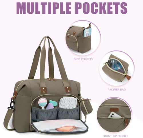 Tuwubi Diaper Bag Tote, Baby Diaper Bag - Image 3
