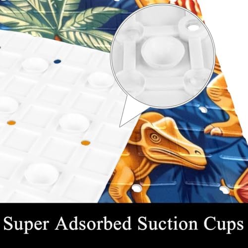 Shower Mat Bathtub Mat, 26.8x15.1 inch, Non-Slip Bath Mat - Image 3