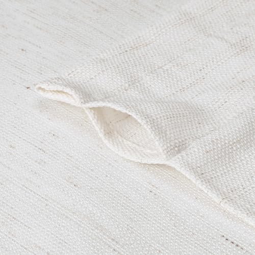 Chyhomenyc Blend Linen Valance for Windows, Light Filtering Blend Linen - Image 6