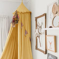 MAMERIA Kids Bed Canopy with Frills Cotton Cover Net by IBIZA+VIBE