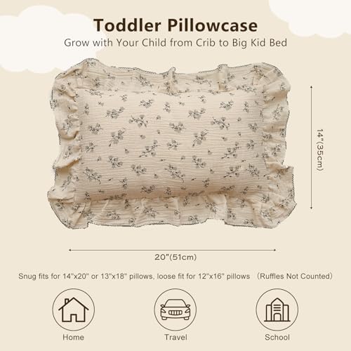 BuLuTu Vintage Hyacinth Floral Pillowcase - Image 2
