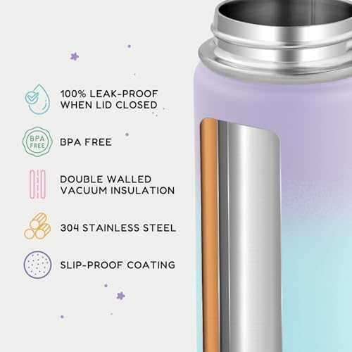 12oz Kids Water Bottle for School, Toddler Water Bottles - Image 5