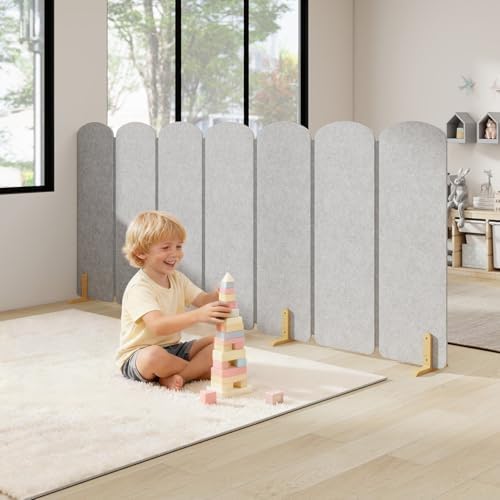 Natwind Foldable Kids Room Divider, Freestanding Classroom Partition - Image 2