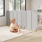 Natwind Foldable Kids Room Divider, Freestanding Classroom Partition - Image 2