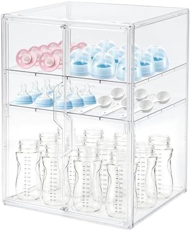 Upgraded Baby Bottle Storage Organizer by Shopwithgreen