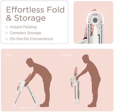 KÜB 3-in-1 Foldable & Portable Baby High Chair - Image 5