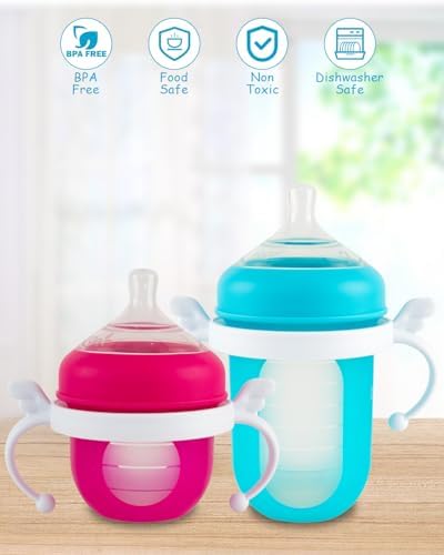 Baby Bottle Handles for Boon Bottles, Ergonomic Bottles Holder for Newborn - Image 4