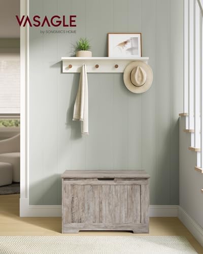 VASAGLE Storage Chest, 29.9 Inches Width Bench - Image 2