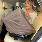 Breathable Car Seat Cover for Babies – Multi-Purpose Soft Rayon Nursing Cover - Image 7