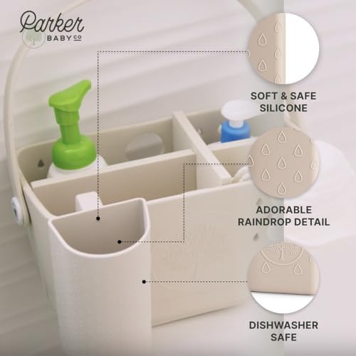 Parker Baby Co. Bath Caddy and Rinse Cup Bundle - Image 5