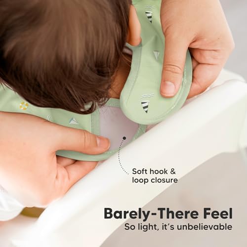 KeaBabies 3-Pack Waterproof Baby Bibs - Image 4