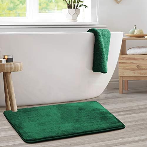 Clara Clark Bathroom Rugs, Velvet Memory Foam Bath Mat, Machine Washable Bath - Image 2