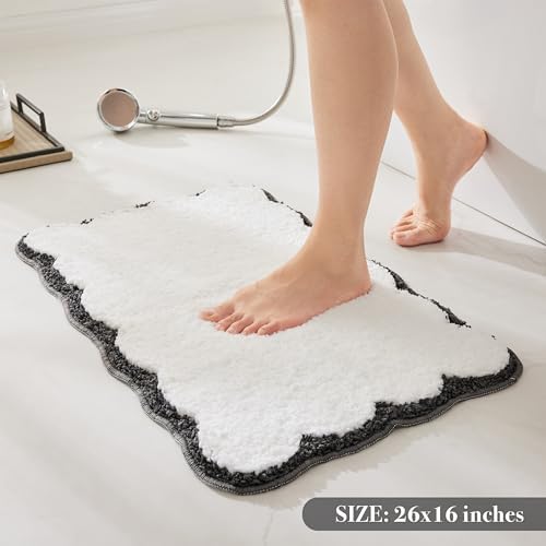 Ohocut Luxury Microfiber Bathroom Rugs, Floor Carpet, Anti Slip - Image 3