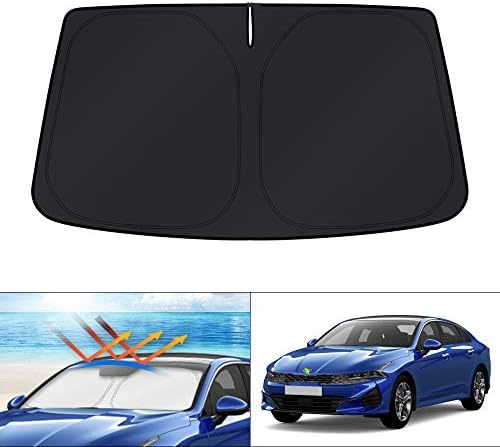 KUST Windshield Sun Shade for 2021-2026 KIA K5 / 2020-2026 Hyundai Sonata by KUST