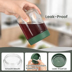 Lulonpon 8 Pieces 16 oz Overnight Oats Containers - Image 3