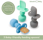 UpwardBaby Silicone Baby Spoons Self Feeding 6 Months - Image 2