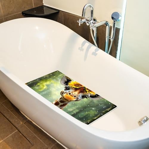 Shower Mat Non Slip, Giraffe Anti Slip Bath Mat - Image 5