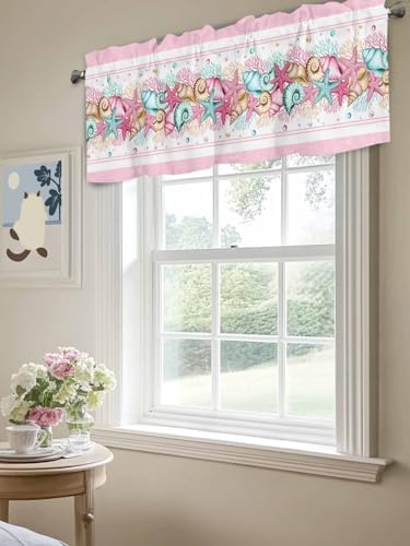 Vandarllin Coastal Beach Kitchen Curtains Valances - Image 5