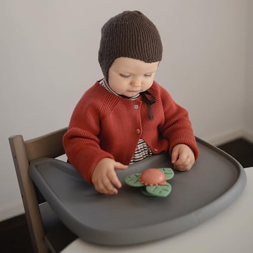 mushie Dino Suction Spinner Toy | Toddler Sensory Toys - Image 4