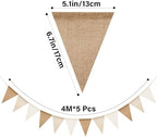 G2PLUS Pre-Strung Triangle Pennant Banner Decorative Flag Garland 60PCS - Image 2