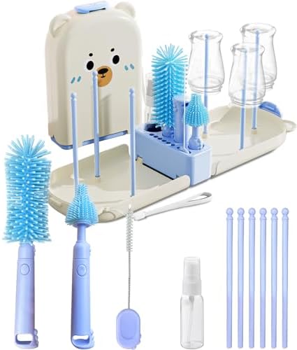 Blue Travel Bottle Cleaner Kit by Detsuk