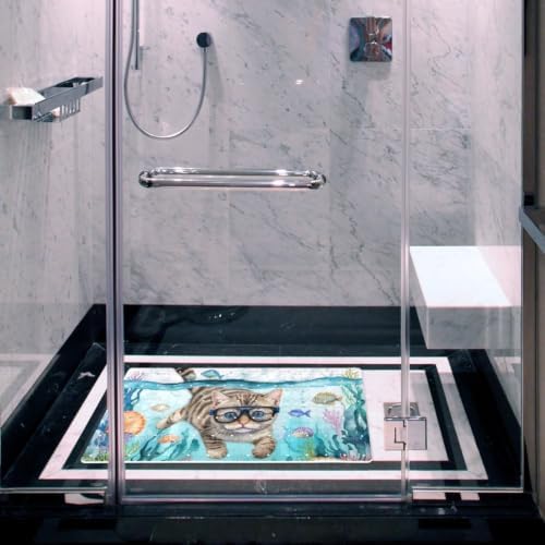 Shower Mat Bathtub Mat, 26.8x15.1 inch, Non-Slip Bath Mat - Image 6