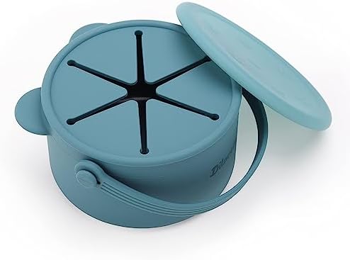 Snack Cups for Toddlers, Baby Snack Containers, Silicone Toddler Snack Cups No by Dilovely