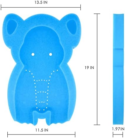 Soft Infant Bath Sponge Elephant Baby Bath Mat Newborn Comfy Foam Skid-Proof - Image 2