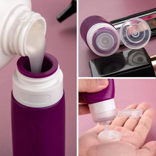 Gemice Travel Bottles for Toiletries, Tsa Approved, Travel Size Containers - Image 3