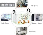 Rec Animals Print Box Hamper Storage Basket Collapsible Organizer Bin Gift - Image 7